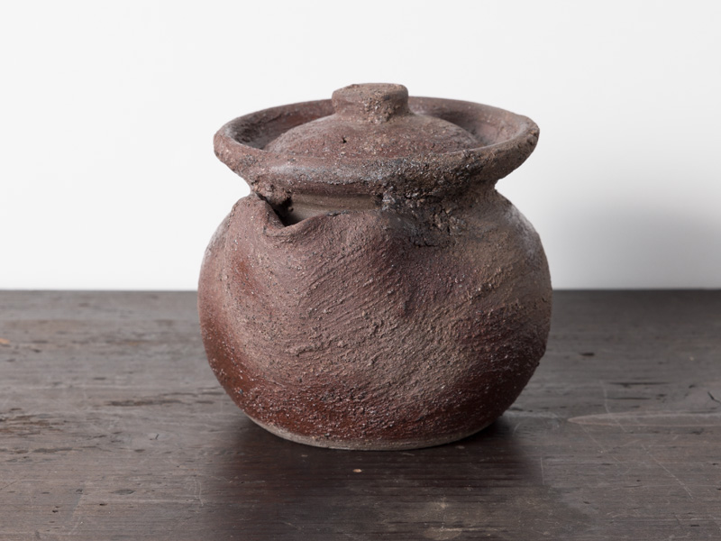 Bizen-yaki hohin teapot by Fujiwara Akira 180 ml