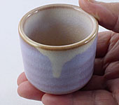 Tazza Hagi-yaki color malva, 70ml.