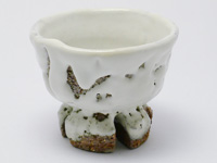 “Oni-hagi”-glazed Hagi-yaki cup by Yamane Seigan, 120 ml / 4 oz.