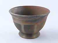 Flared Bizen-Yaki cup by Nobuhara Katsushi 70ml