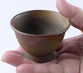 Flared Bizen-Yaki cup by Nobuhara Katsushi 70ml