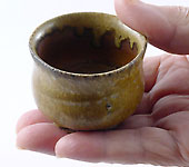 Round Bizen-Yaki cup by Nobuhara Katsushi 60ml