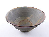 Ciotola da matcha Bizen-yaki “Ido” fabbricata da Nobuhara Katsushi.