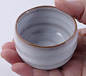 White Hagi-yaki cup, 100 ml / 3.4 oz.