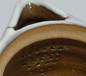 White Hagi-yaki Hôhin teapot by Takeshita Keizô, 400 ml / 14 oz