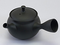 Black Tokoname-yaki kyûsu teapot by Shôryû, 190ml (6.4 oz)