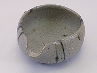 “Black hidasuki” bizen-yaki yuzamashi by Yoshimoto Atsuo