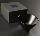 Echizen lacquer cup, matt black, 80 ml (2.7 oz)