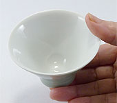 Porcelain Asahi-yaki “kahinseiki” cup , 80 ml / 3 oz