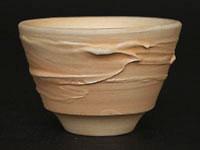 Bizen-yaki cup by Baba Takashi