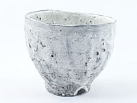 Glazed grey cup by Katase Kazuhiro