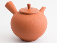 Tokoname-yaki Kyûsu teapot, shudei, by Itô Seiji, 220ml