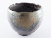 “Kuro-bizen” bizen-yaki cup with “goma” by Baba Takashi, 230ml (7.7 oz)