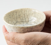 Weisse Tasse von Katase Kazuhiro