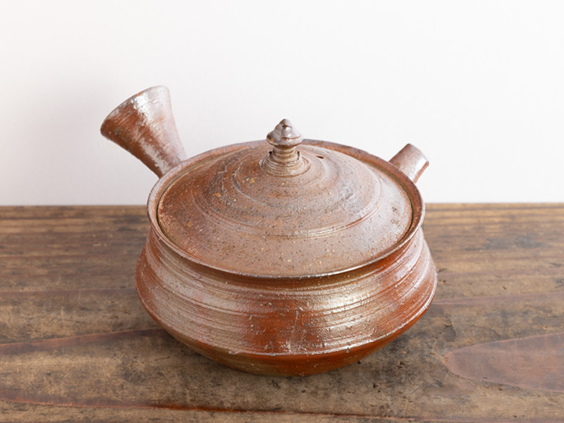 Bizen-yaki kyûsu teapot by Kobashi Masaaki, 110 ml