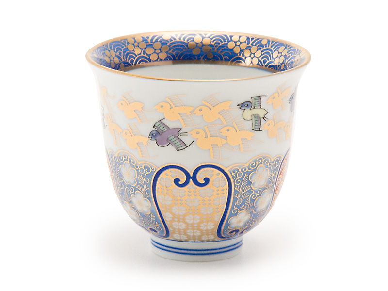Arita style Japanese ceramic tea cup
