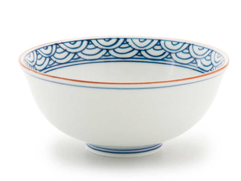 Tazza Arita-yaki, seigaiha, atelier Kisen, 160ml