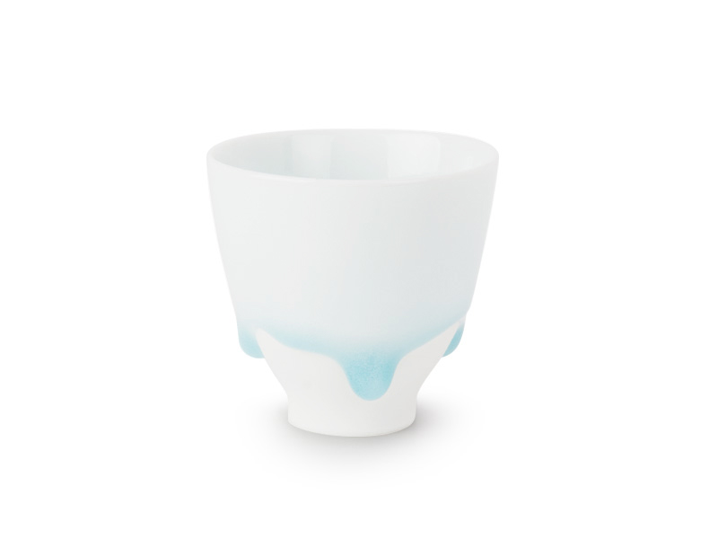 Arita-yaki Shizuku porcelain cup by Nishi Takayuki, 80ml 