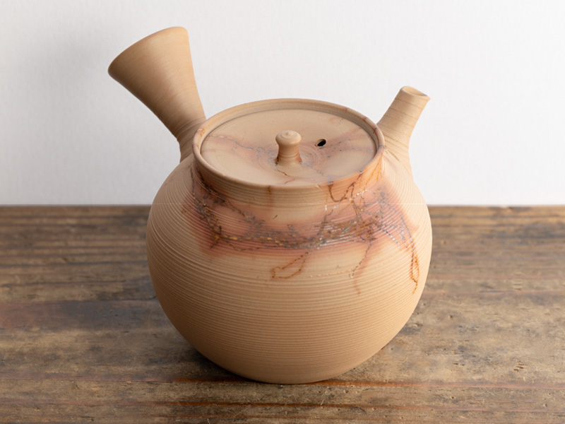 Kyûsu teapot from Tokoname "mogake" by Yamada Yûtarô, 200 ml Kyûsu teapot from Tokoname "mogake" by Yamada Yûtarô, 200 ml