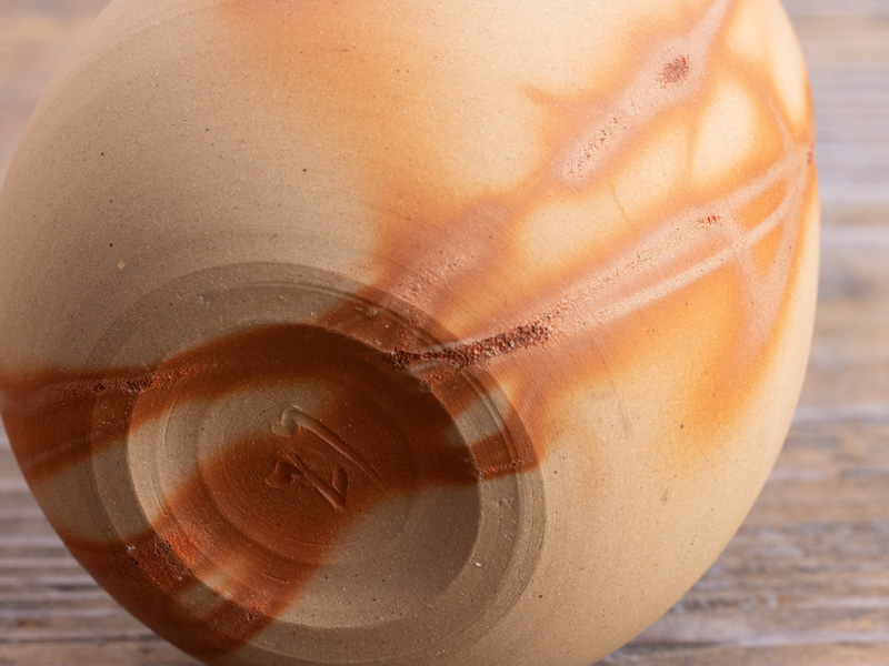 Bizen-yaki cup, hidasuki, by Nobuhara Katsushi, 160ml [CUP