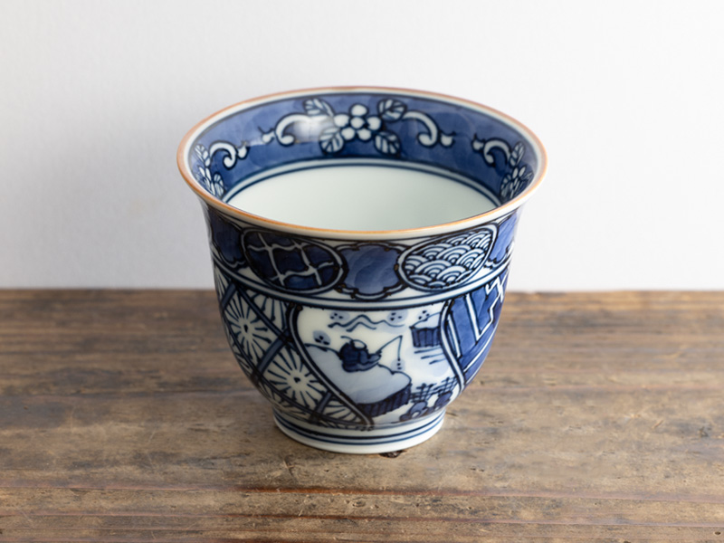 Mikawachi-yaki tea cup, hirado-shonzui, Kisen kiln, 130 ml Mikawachi-yaki tea cup, hirado-shonzui, Kisen kiln, 130 ml