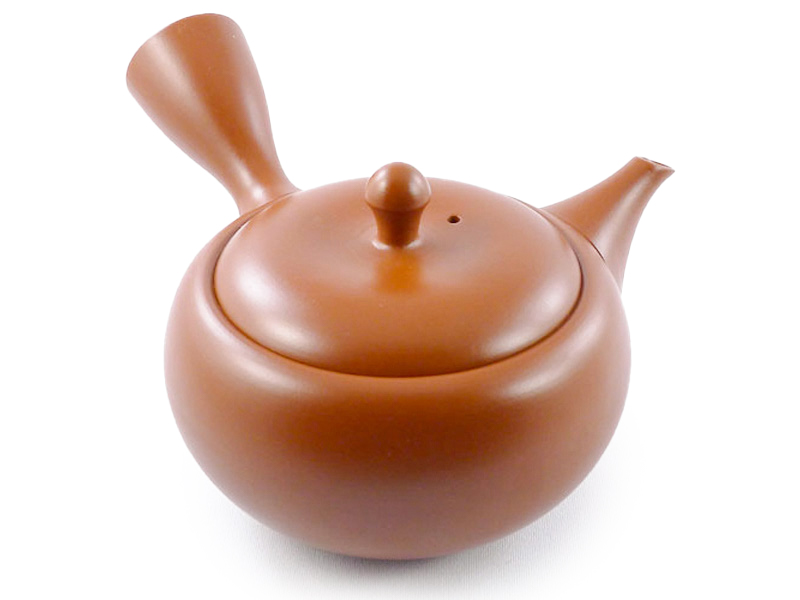Red Tokoname-yaki "kyûsu" teapot, 240 ml / 9.4 oz