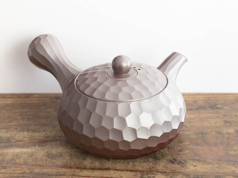 Banko-yaki kyusu teapot "daimond cut" by Iroku 160 ml