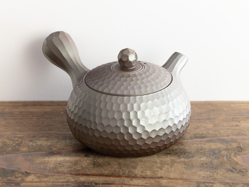 Banko-yaki kyusu teapot "daimond cut" by Iroku 100 ml